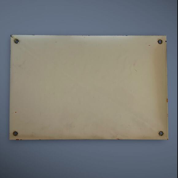 Vintage 1990s Harley-Davidson Porcelain Sign – Parts & Service – 12"x8" – Garage - Picture 4 of 4